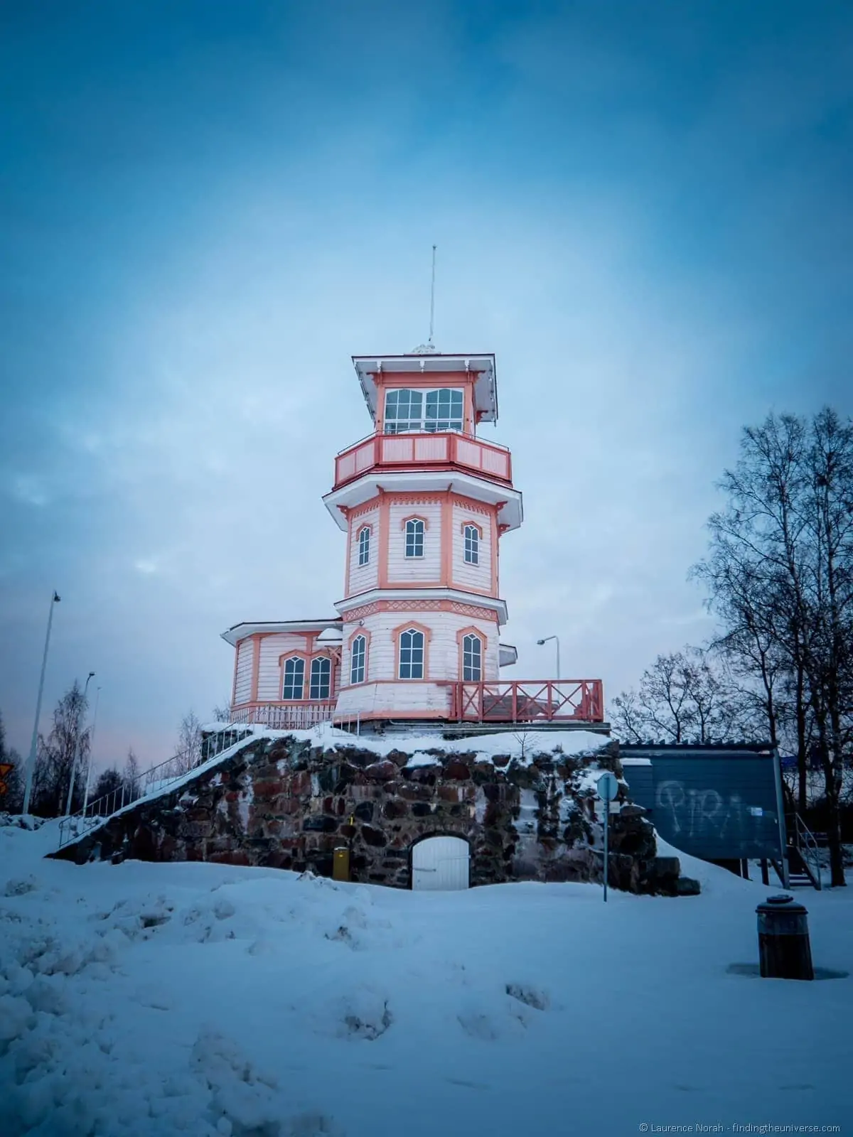 Old observatory Oulu Linnansaari park finland Old observatory Oulu Linnansaari park finland