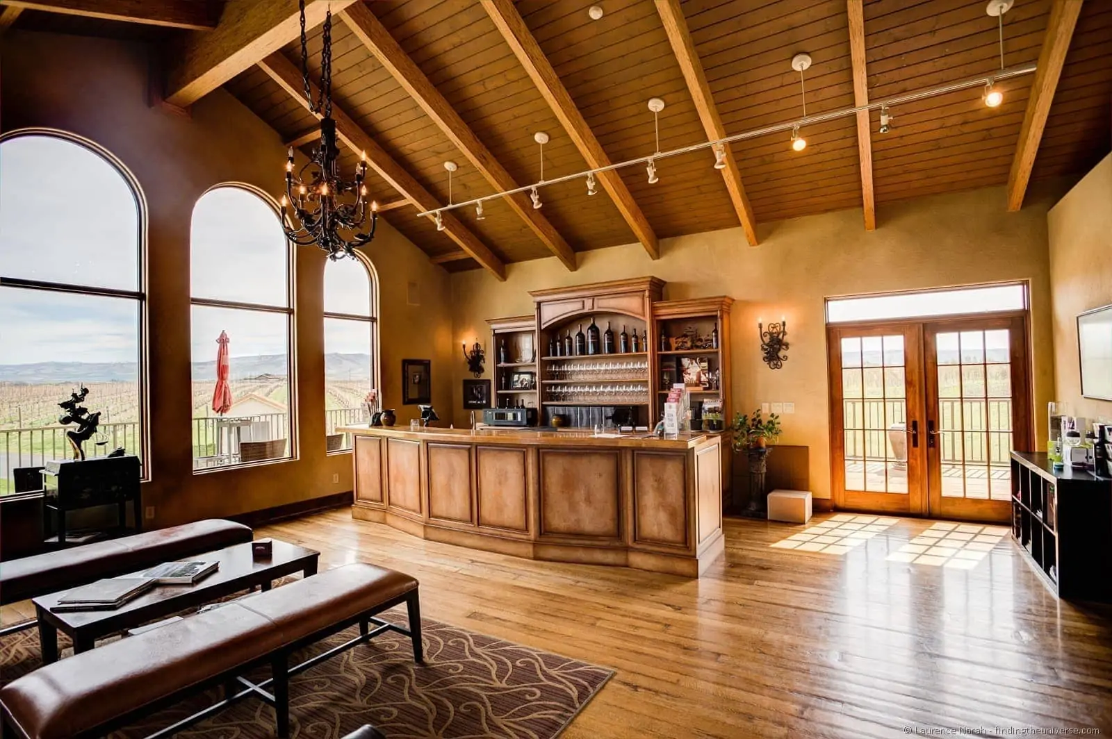 Pepperbridge Wine tasting area