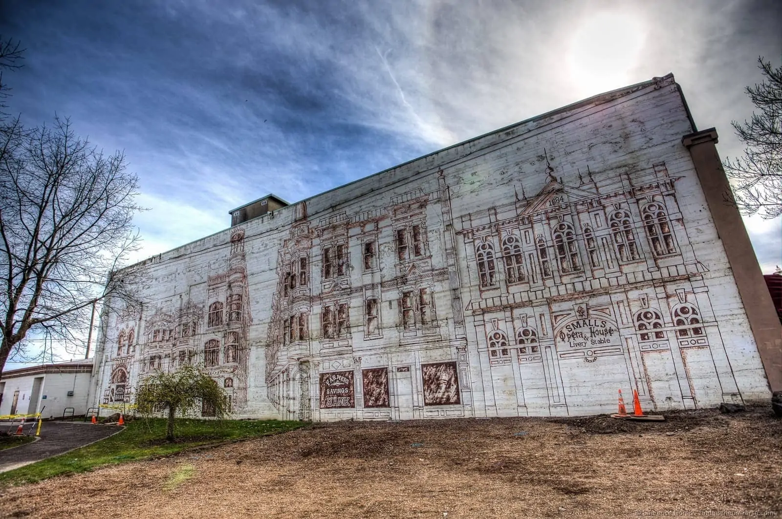 Walla Walla main street street art wall