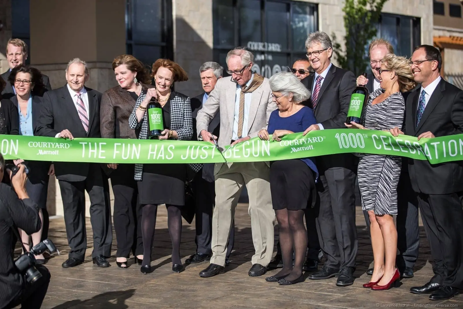 ribbon cutting 1000th courtyard opening walla walla