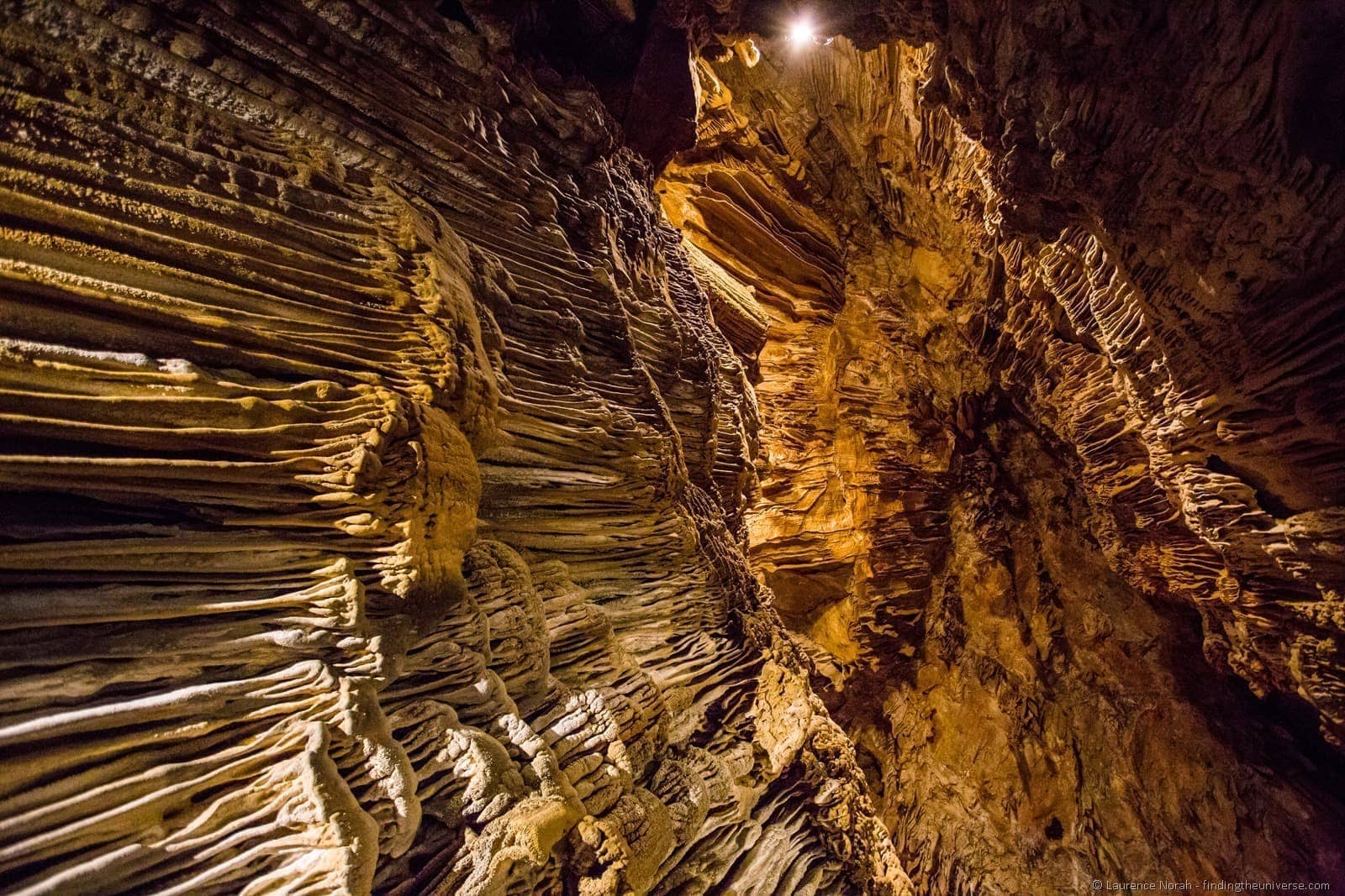 Cathedral cavern Shasta Caves California