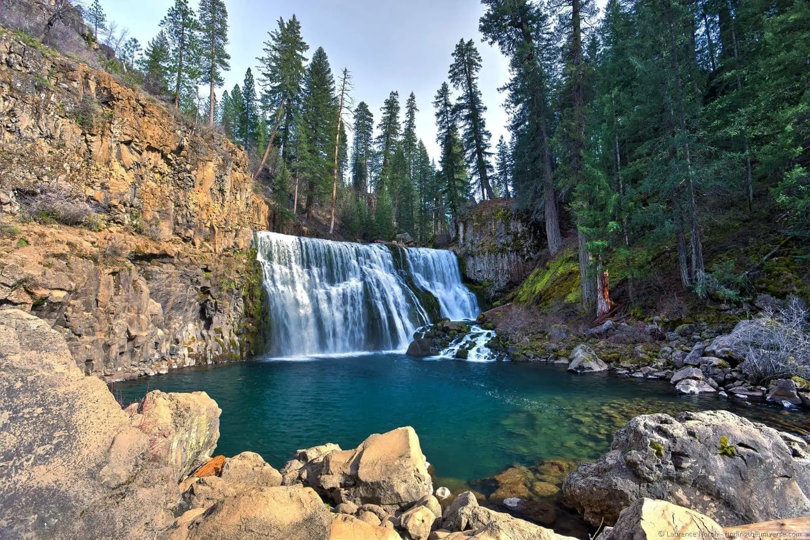Middle Falls McCloud Shasta Cascade