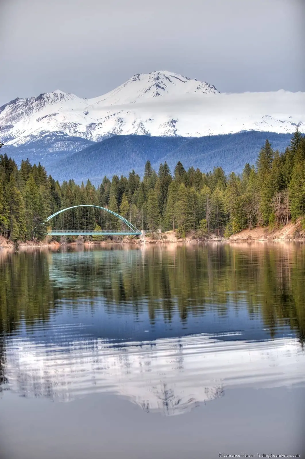 Mount Shasta reflected in Lake