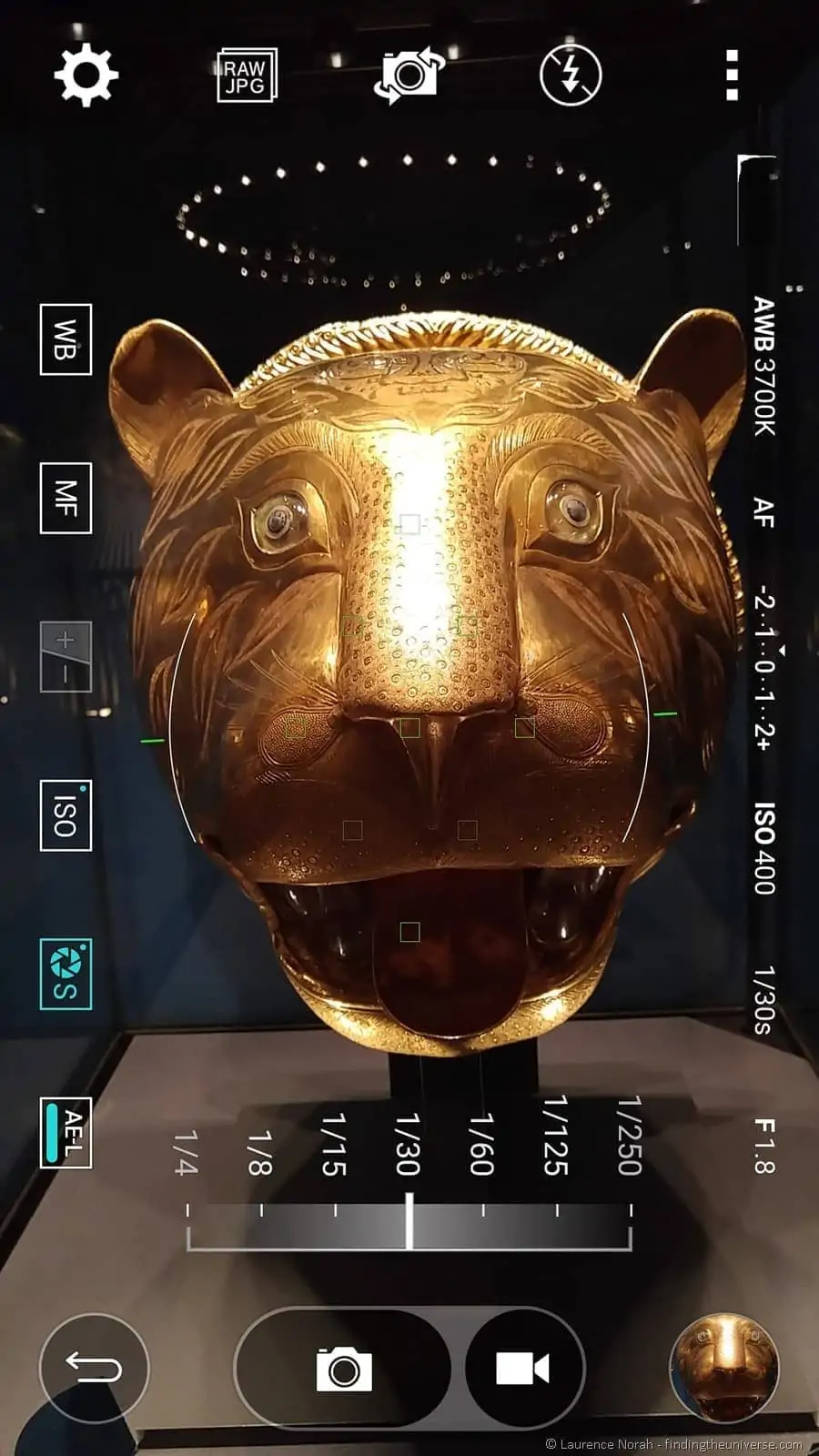 screenshot of LG screen