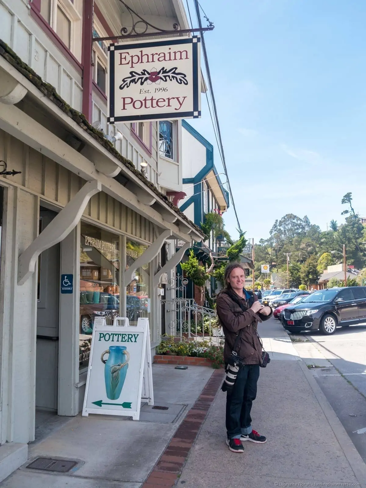 Laurence on main street Cambria
