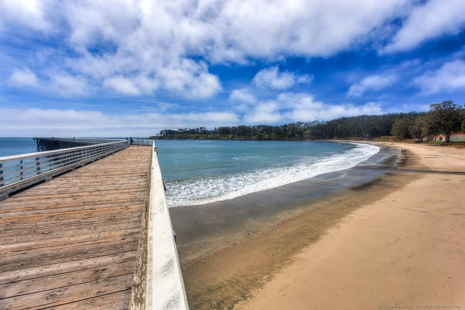 San Simeon Pier Cambria California beach sky