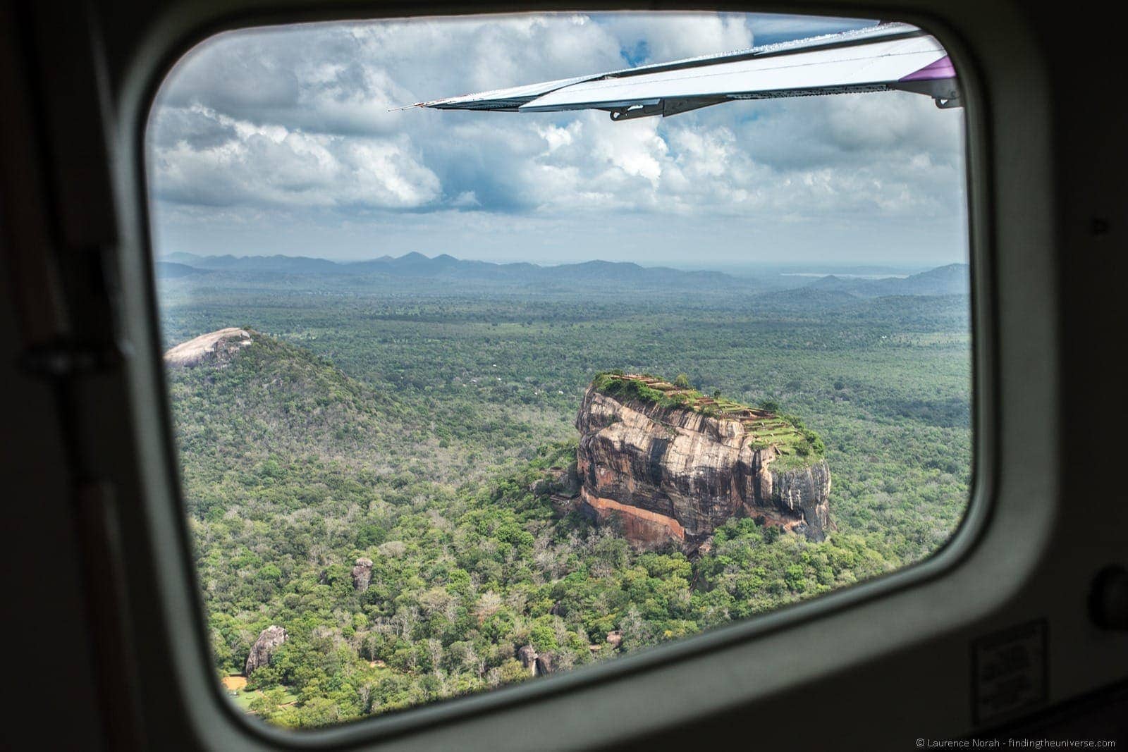 Sigiriya from the air 