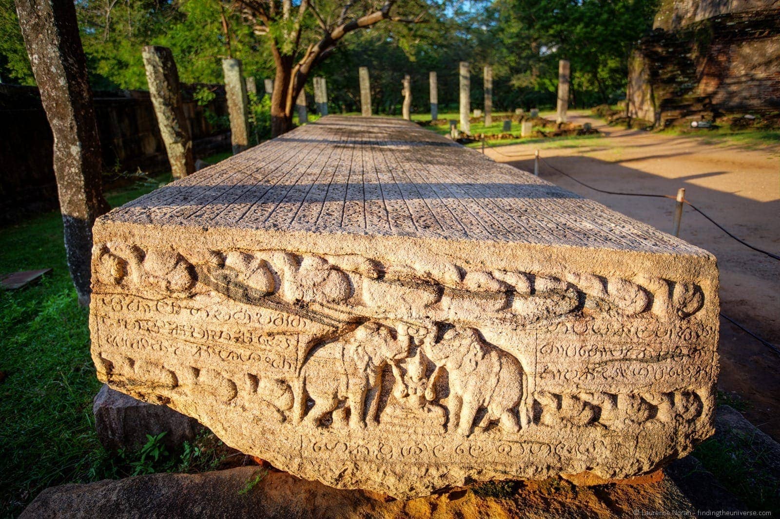 Stone writing Sri Lanka