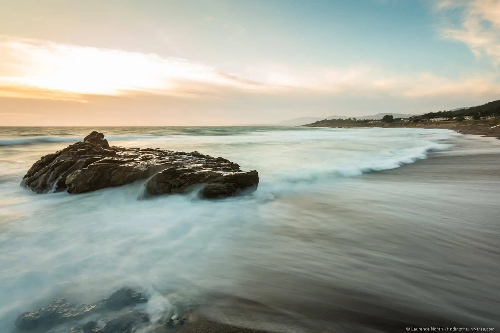 Sunset on the Cambrian coast California 5