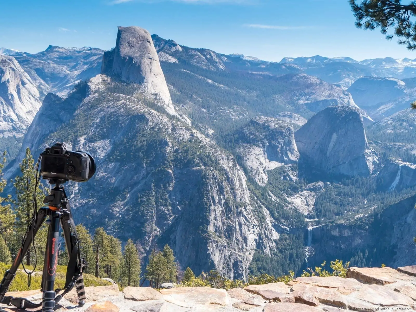 Vanguard tripod from Glacier point