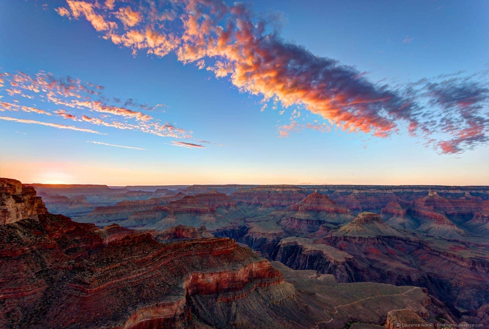 Sunset at Grand Canyon Yavapai Point