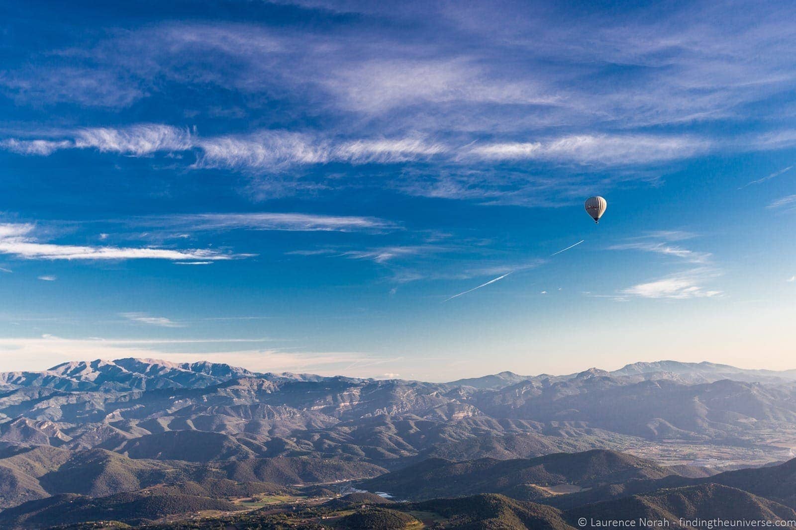 Ballooning in Spain over the Spanish Pyrenees