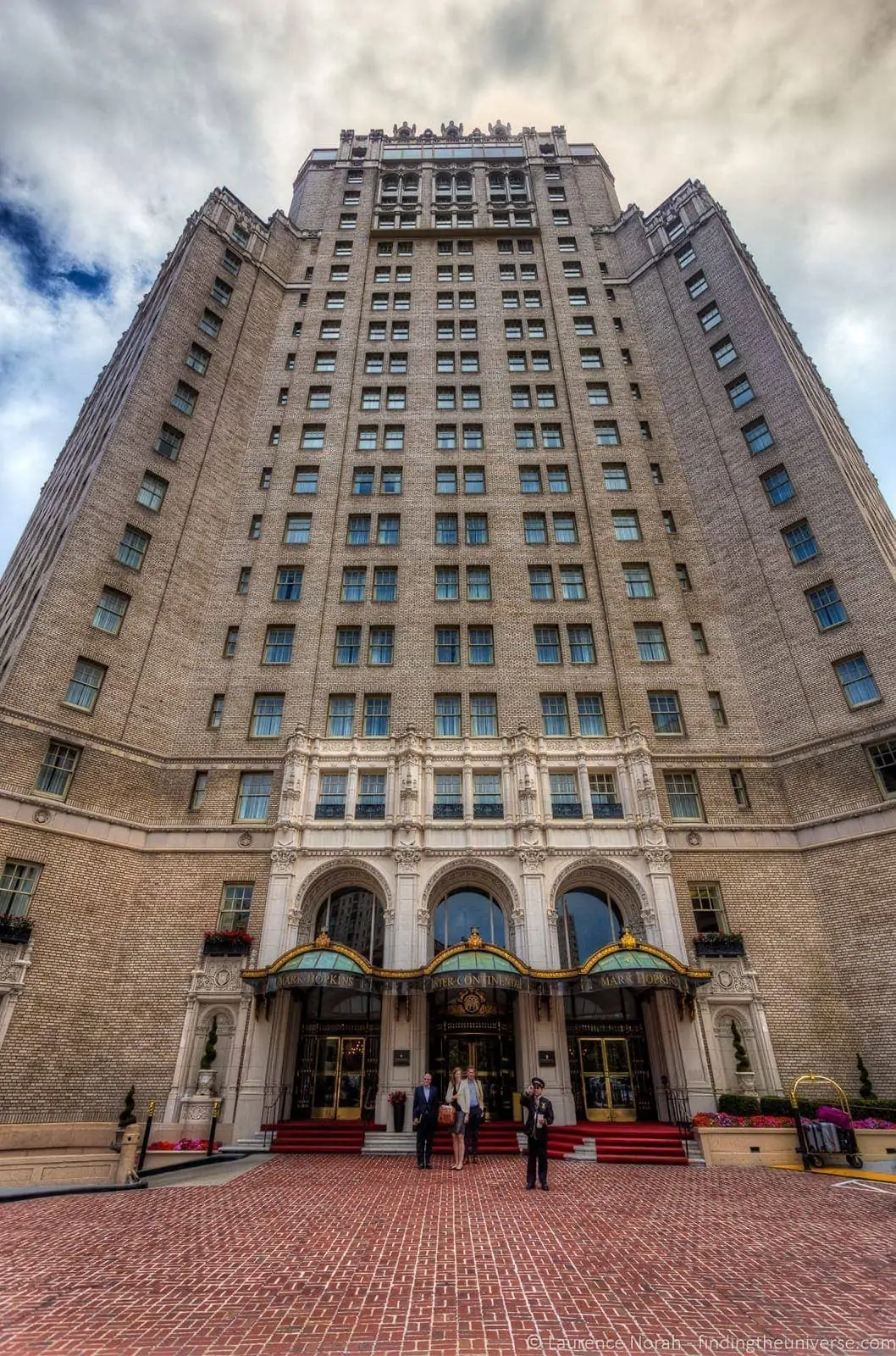 Top of the Mark sign at Mark Hopkins hotel, San Francisco