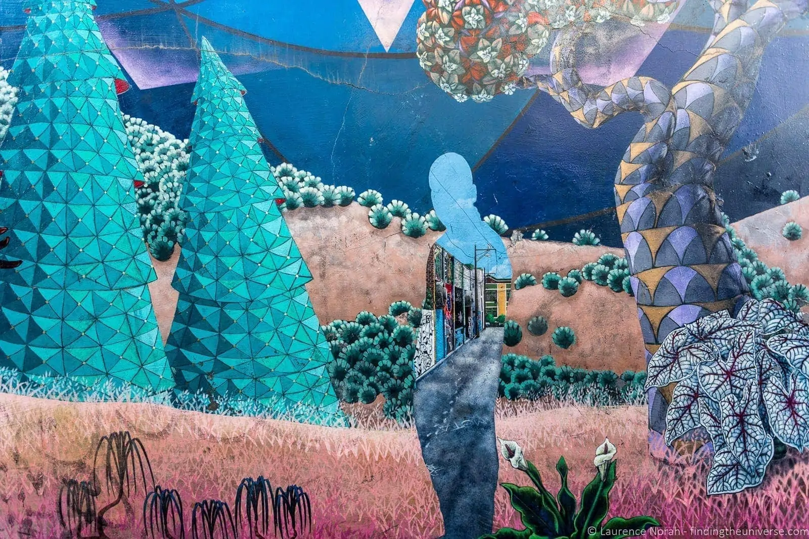 Street art mural in the Mission District, San Francisco