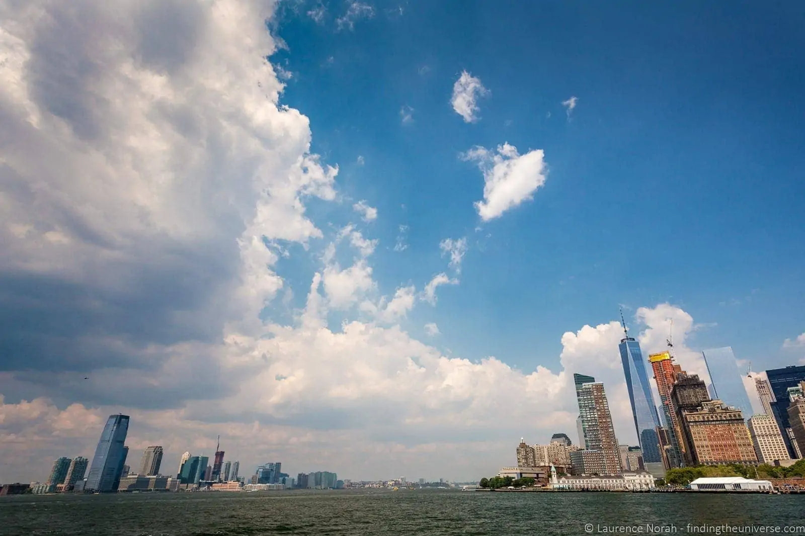 Manhattan from the sea