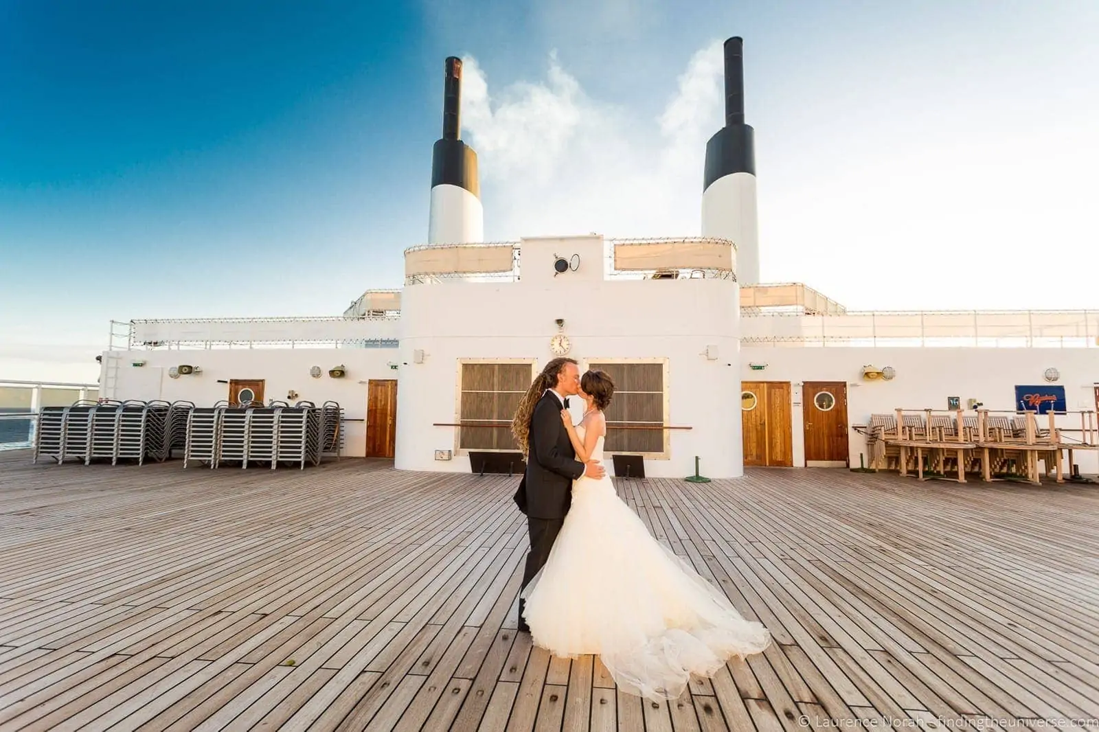 Photographing own Wedding on Queen Mary-1-3 Photographing own Wedding on Queen Mary-1-3