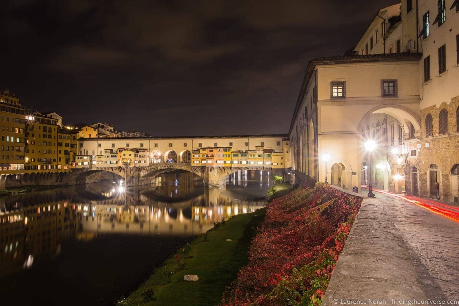 Ponte Vecchio at night, florence
