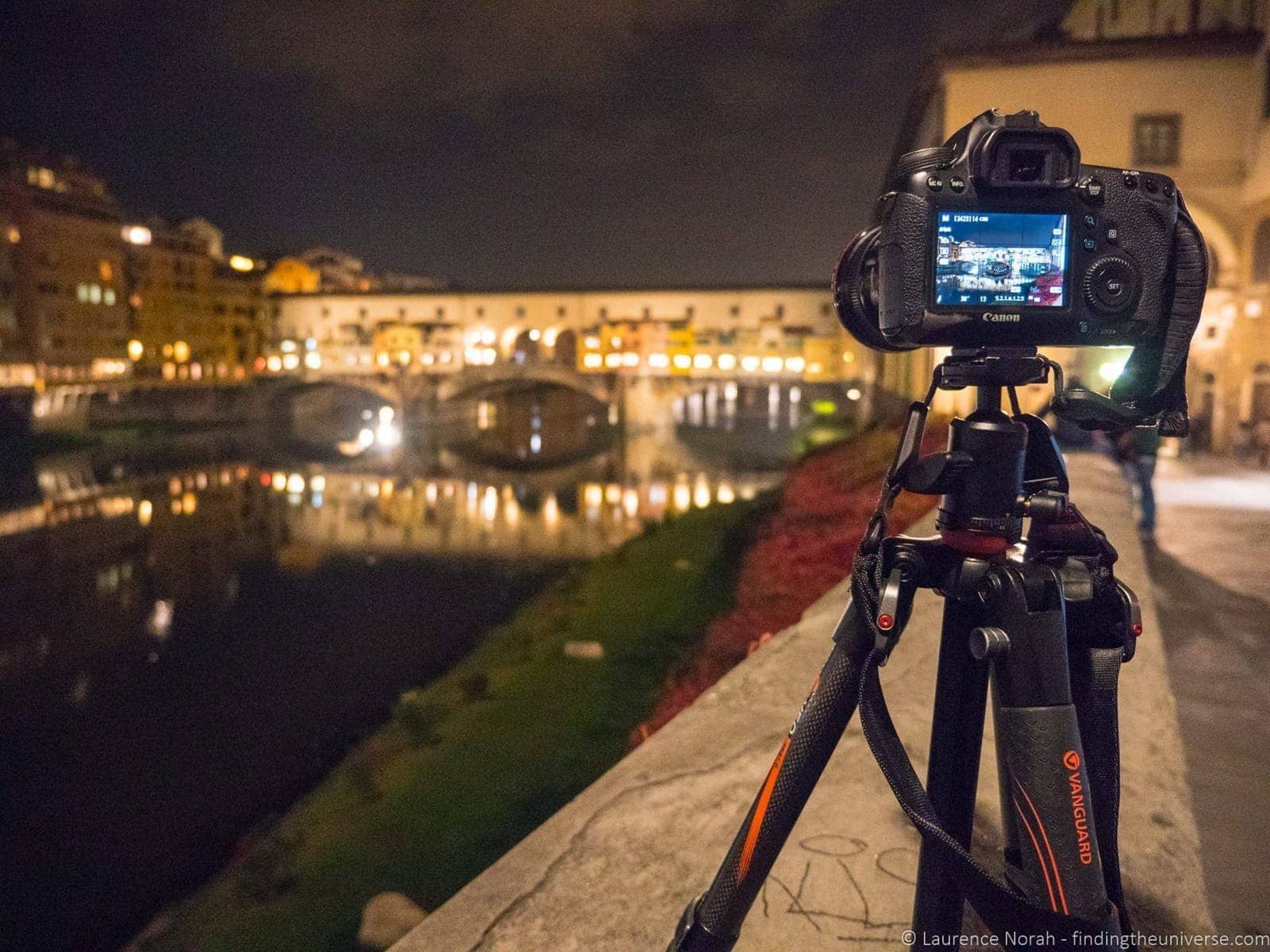 Ponte vecchio Florence at night with VEO