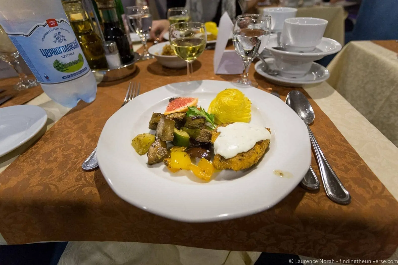 Russia river cruise food