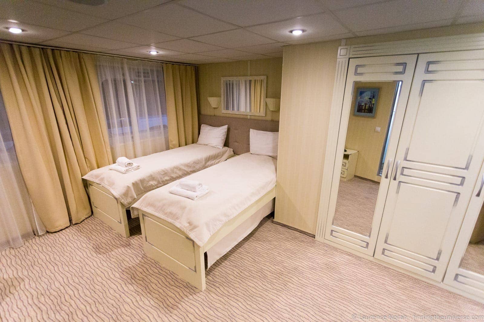 Russia river cruise room