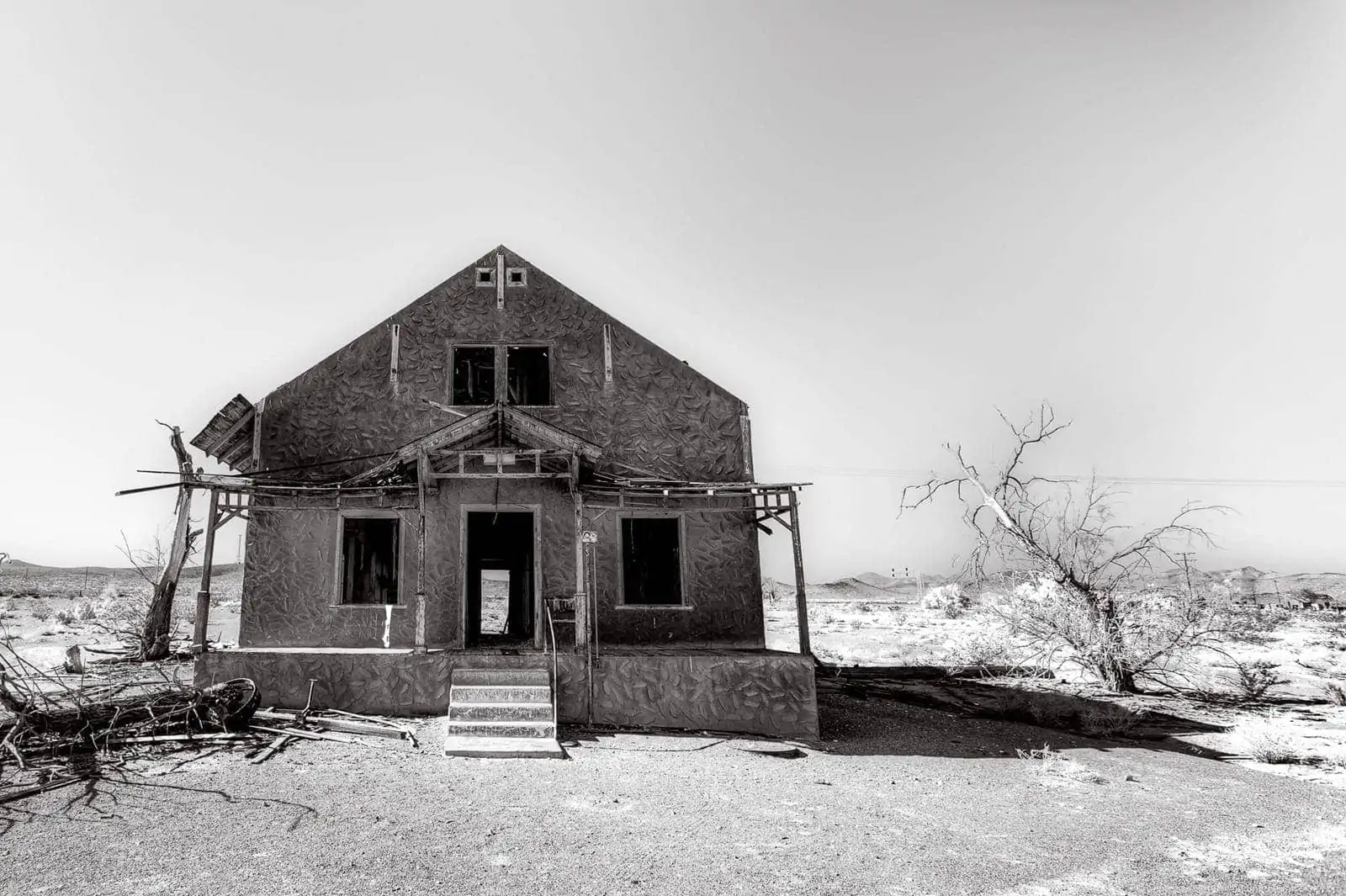Abandoned house Route 66 California Abandoned house Route 66 California