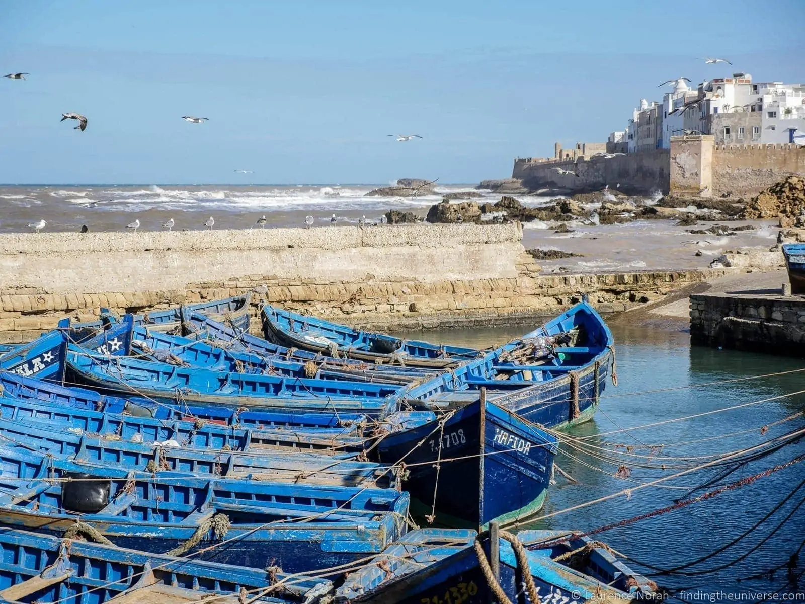 Fishing boats Essaouira game of thrones Fishing boats Essaouira game of thrones