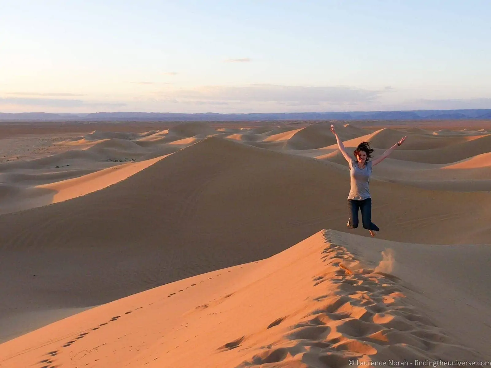 Jess in the Sahara Morocco Jess in the Sahara Morocco