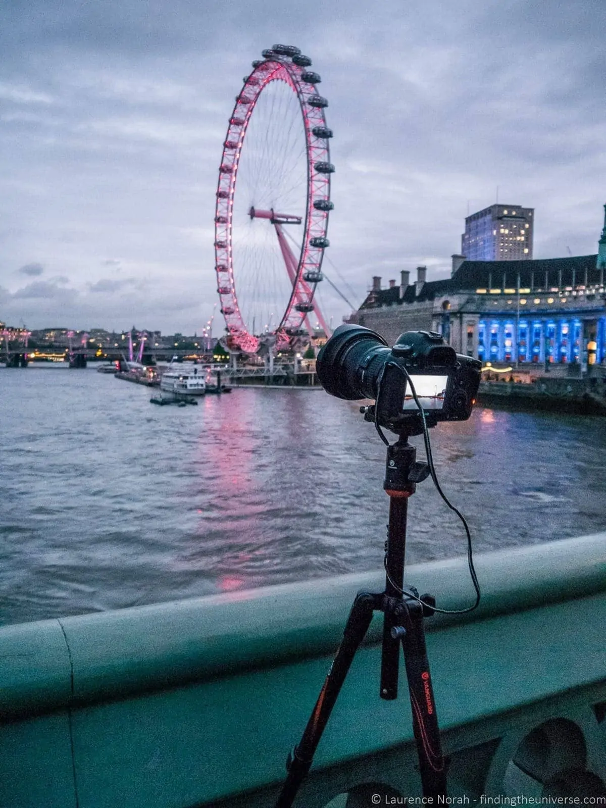 London Eye from Waterloo Bridge