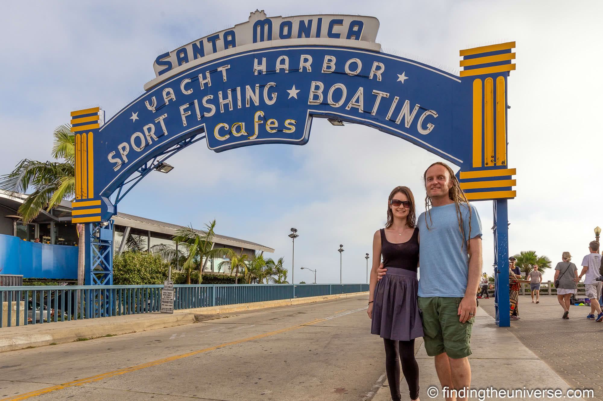 Santa Monica Pier by Laurence Norah