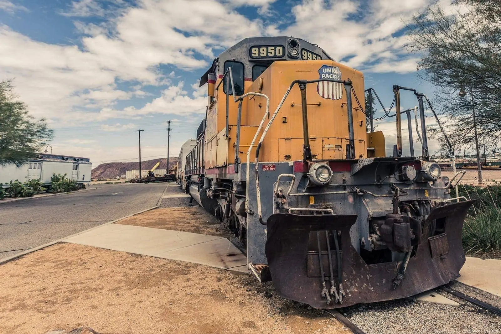 Union Pacific Train Barstow Railroad museum Route 66 California Union Pacific Train Barstow Railroad museum Route 66 California