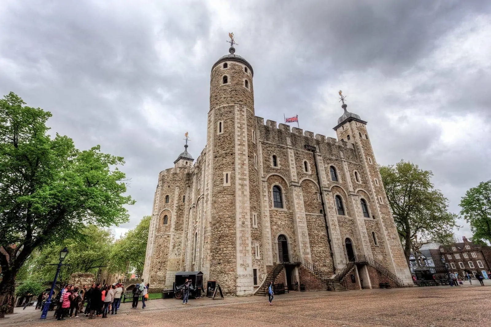 White tower in Tower of london uk