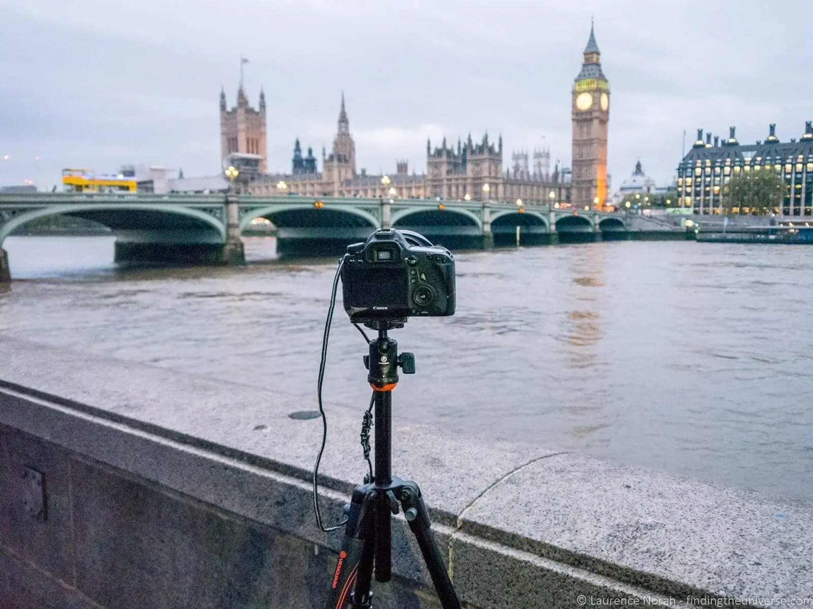 shooting houses of parliament london from south bank photography location
