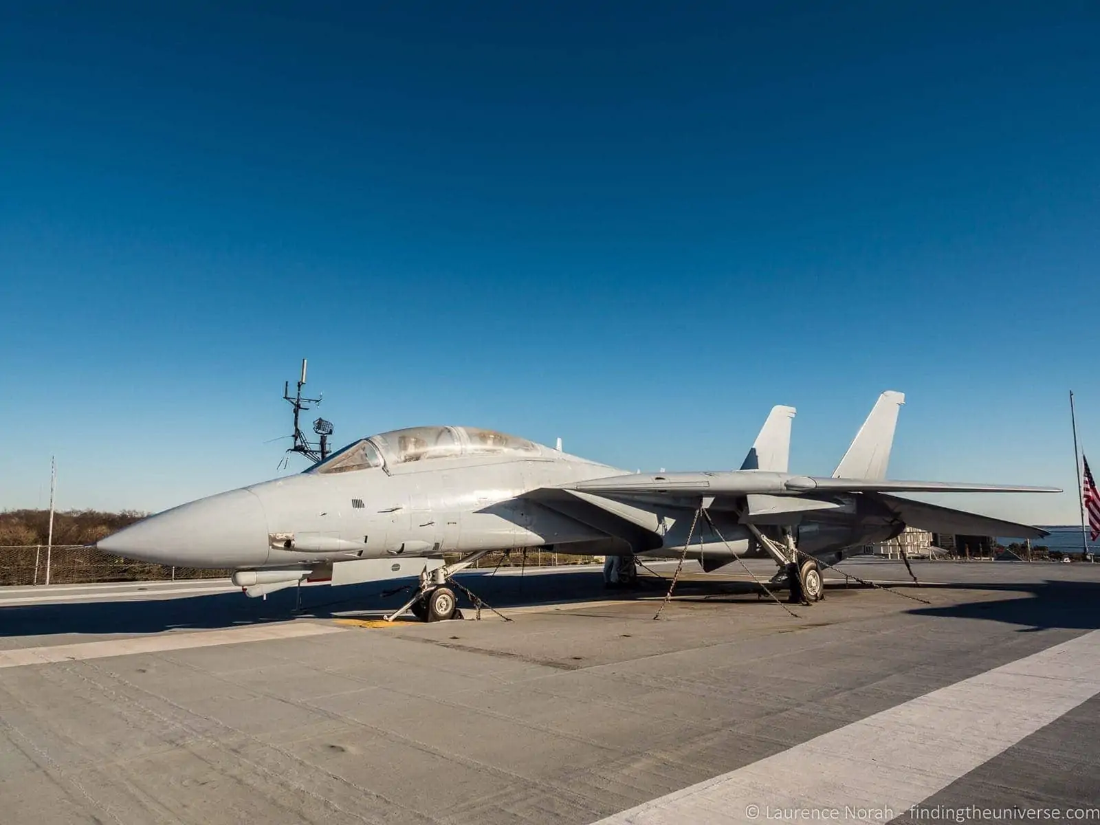 F14 Tomcat flight deck USS Charleston