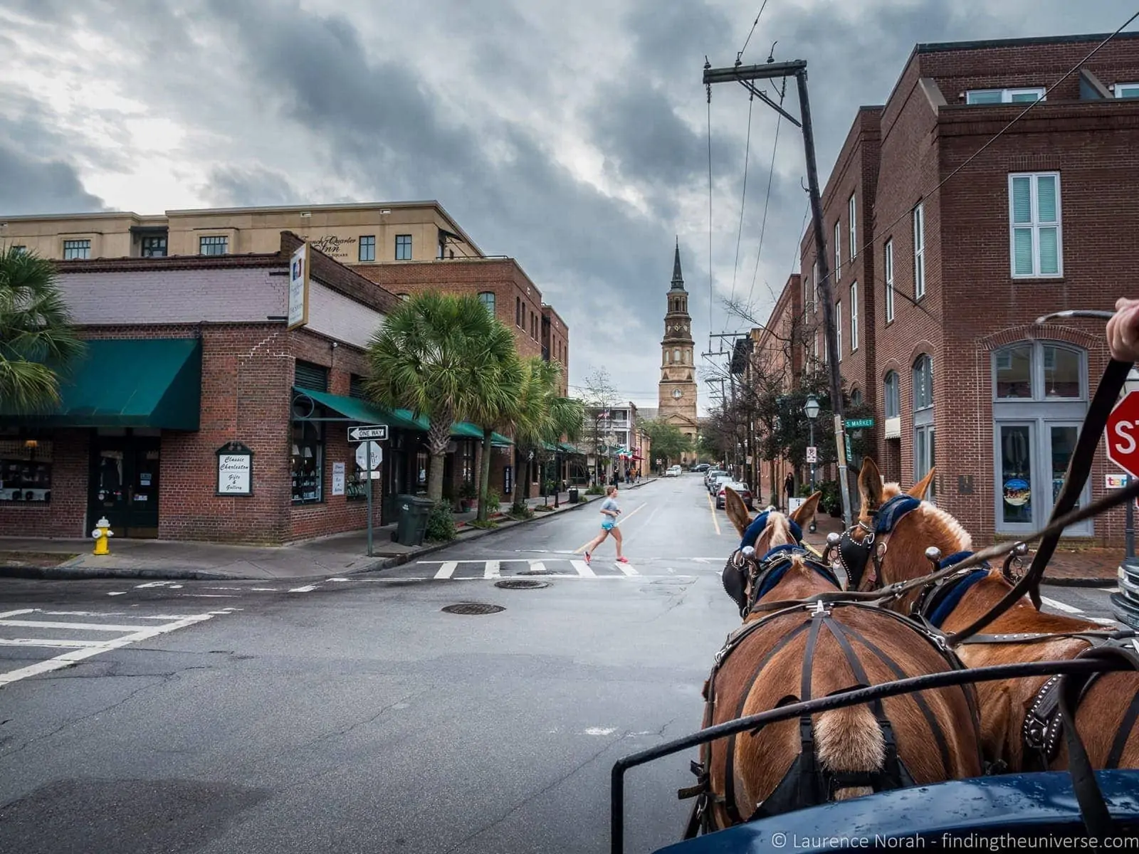 2 days in Charleston - Horse and carriage on street Charleston