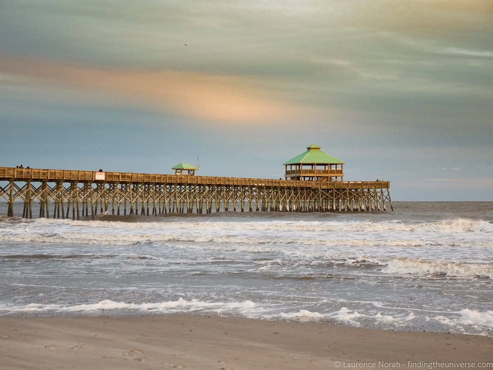 Pier Sunset Folly Beach Charleston