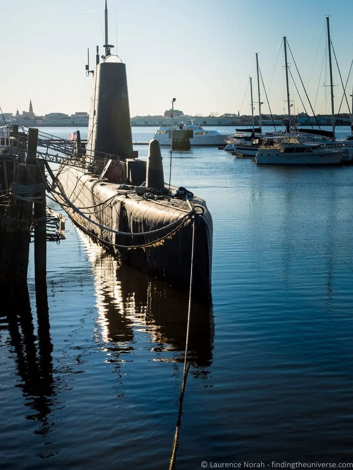 Submarine at USS Yorktown 