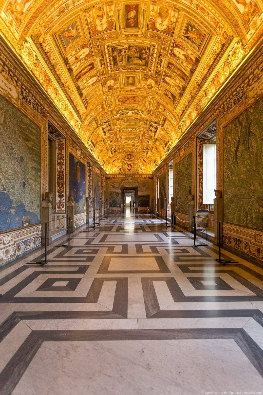 Vatican museum corridor