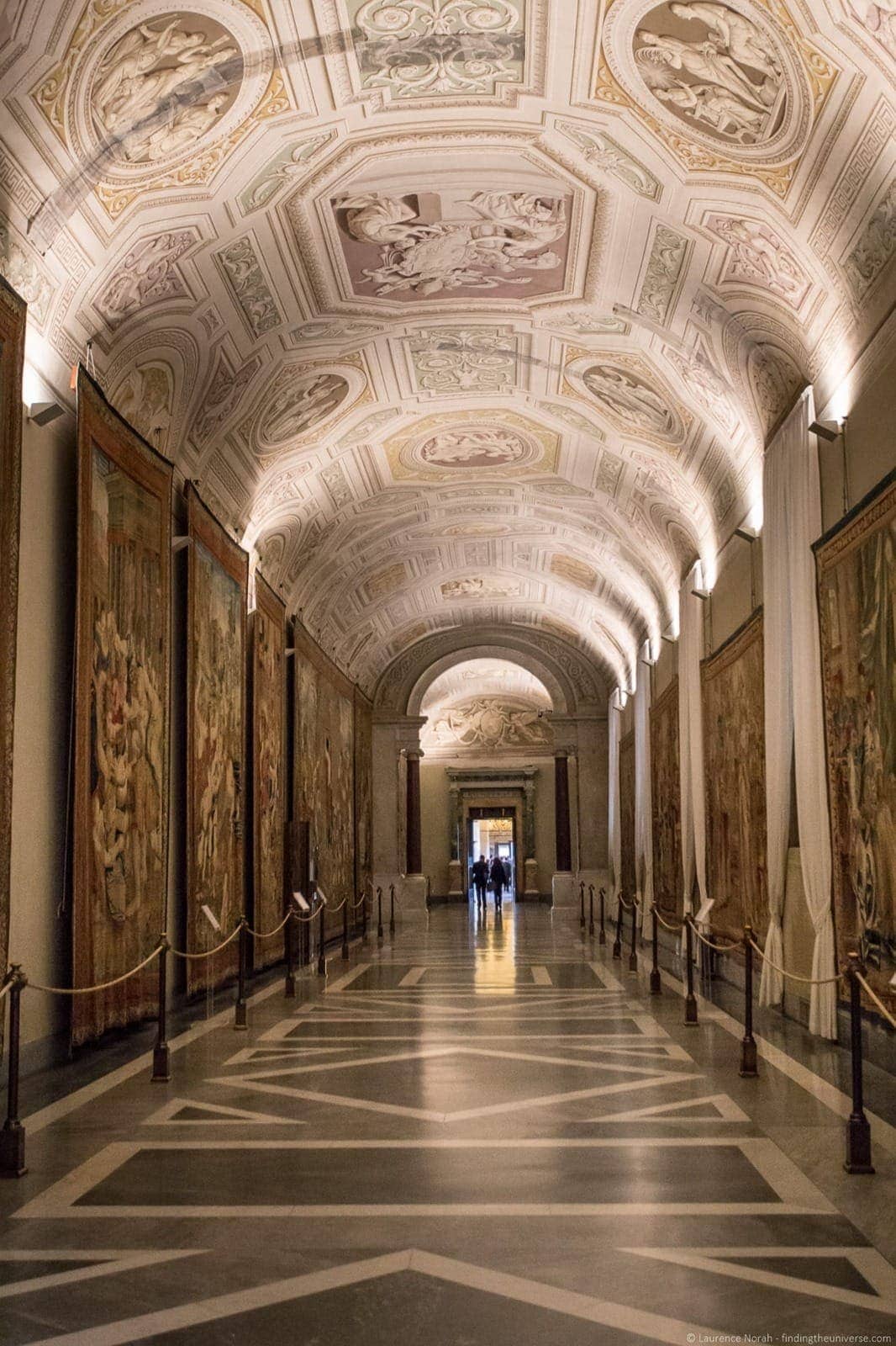 Vatican tour Pristine Sistine empty corridor