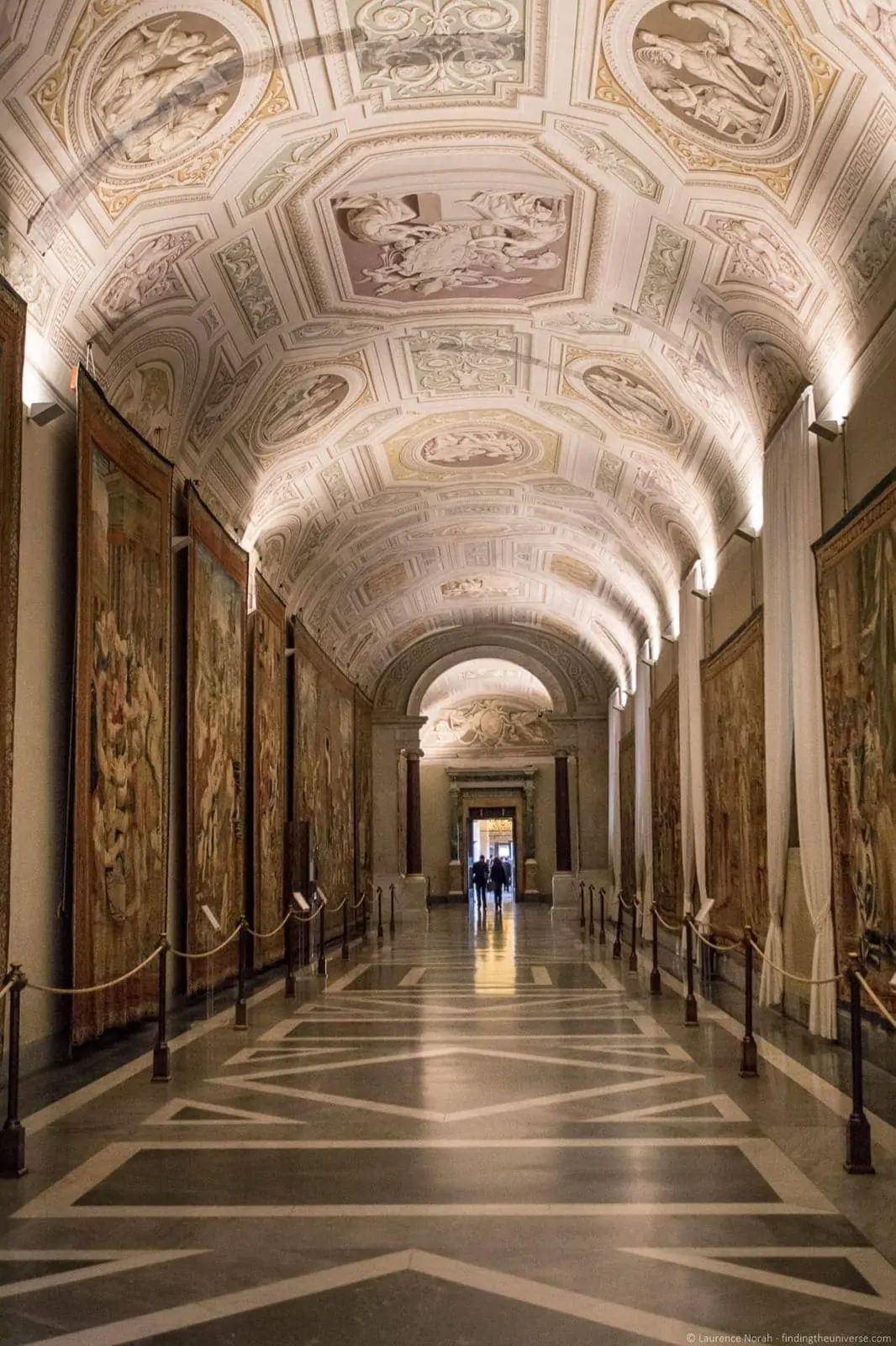Vatican tour Pristine Sistine empty corridor Vatican tour Pristine Sistine empty corridor