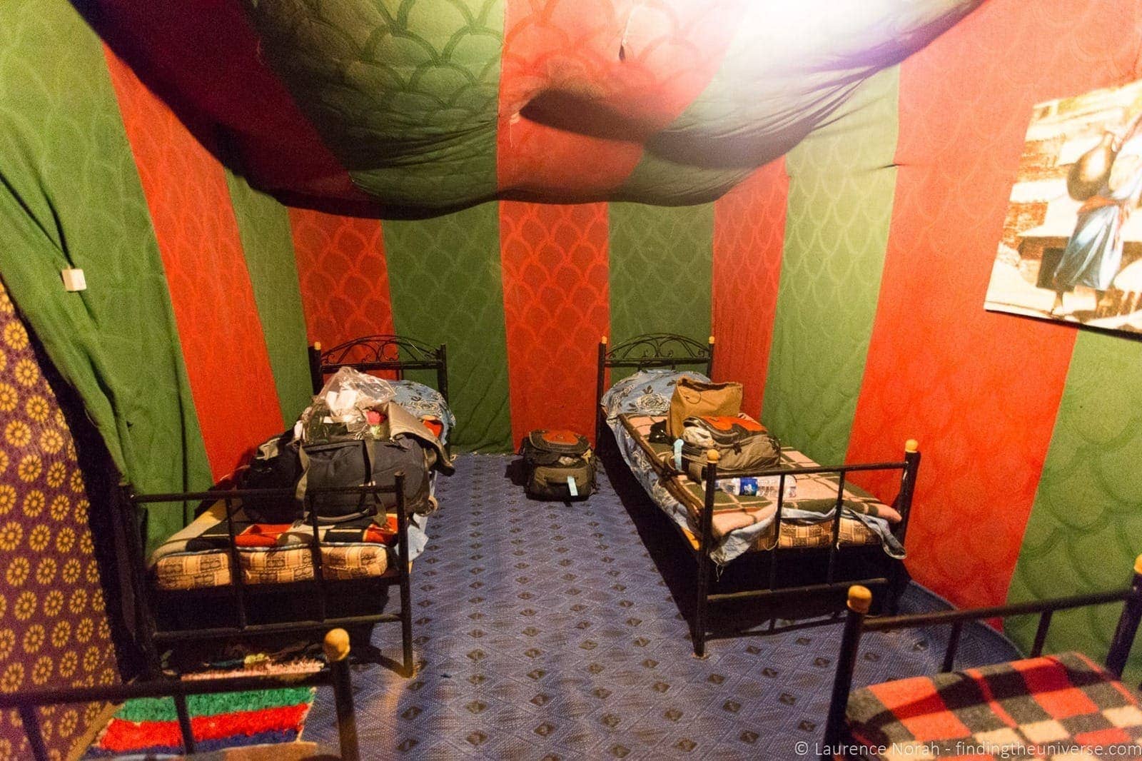 Desert camp accommodation Sahara