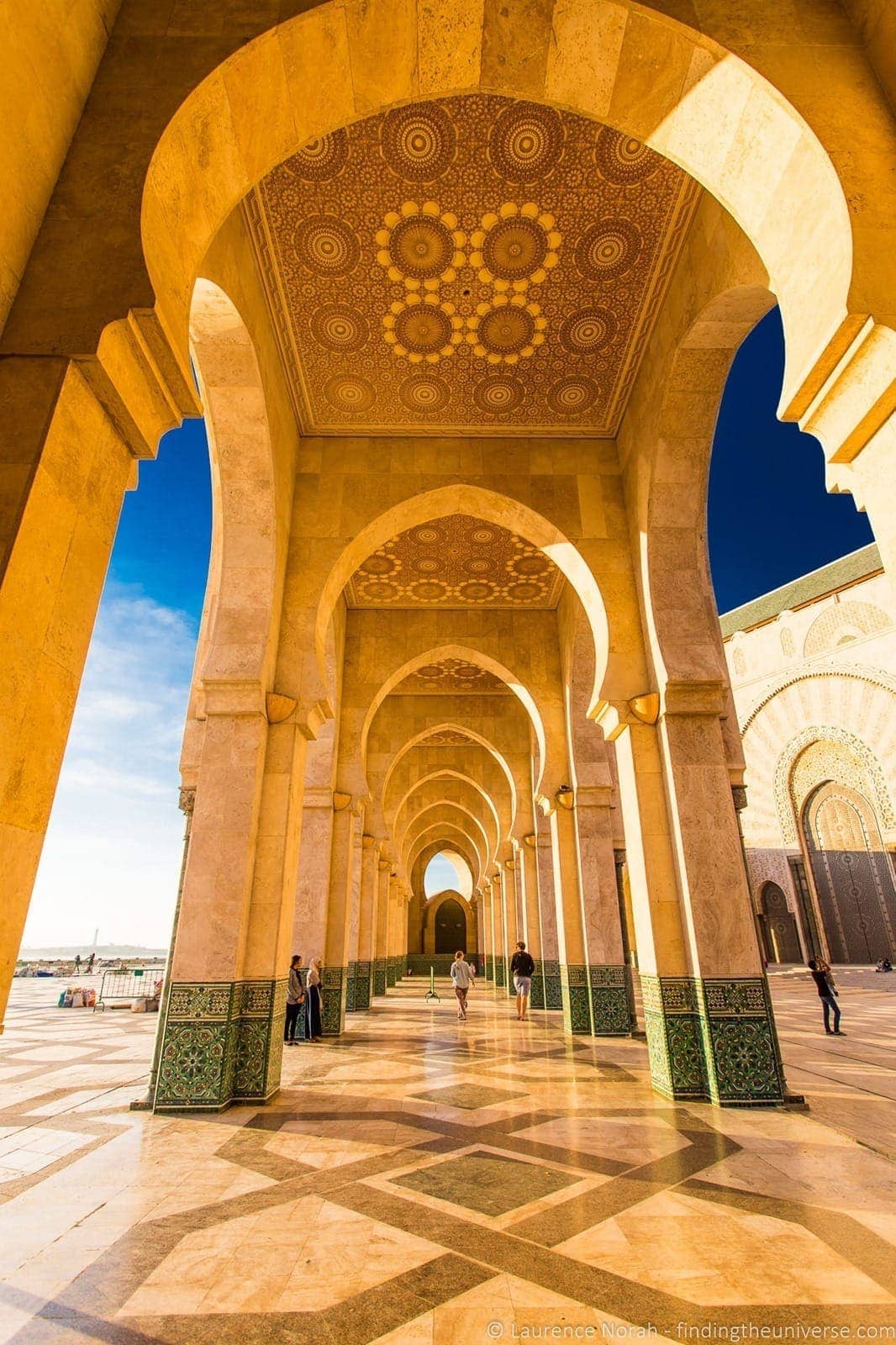 Exterior of Hassan II Mosque Casablanca Morocco 5