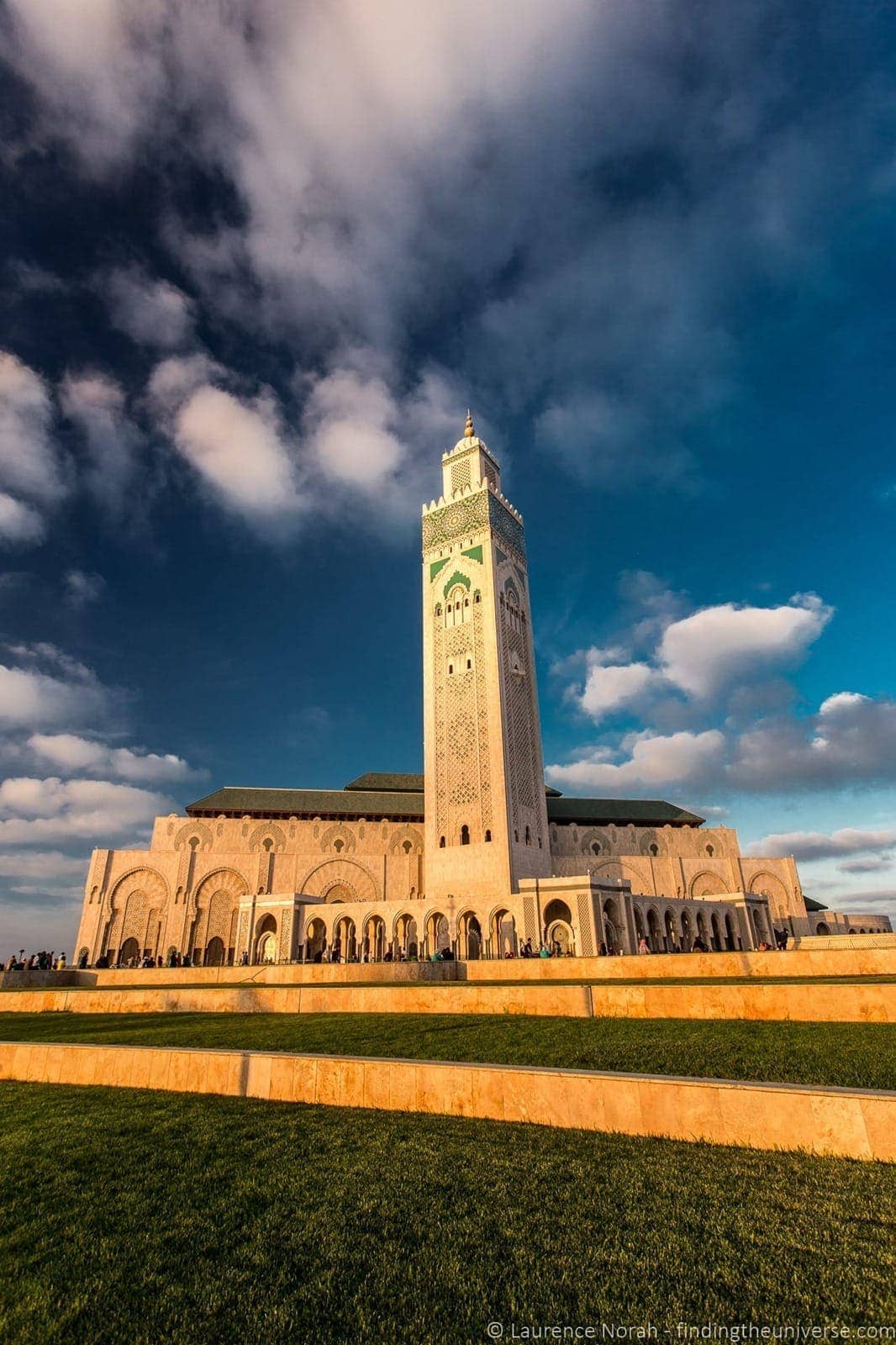 Exterior of Hassan II Mosque Casablanca Morocco