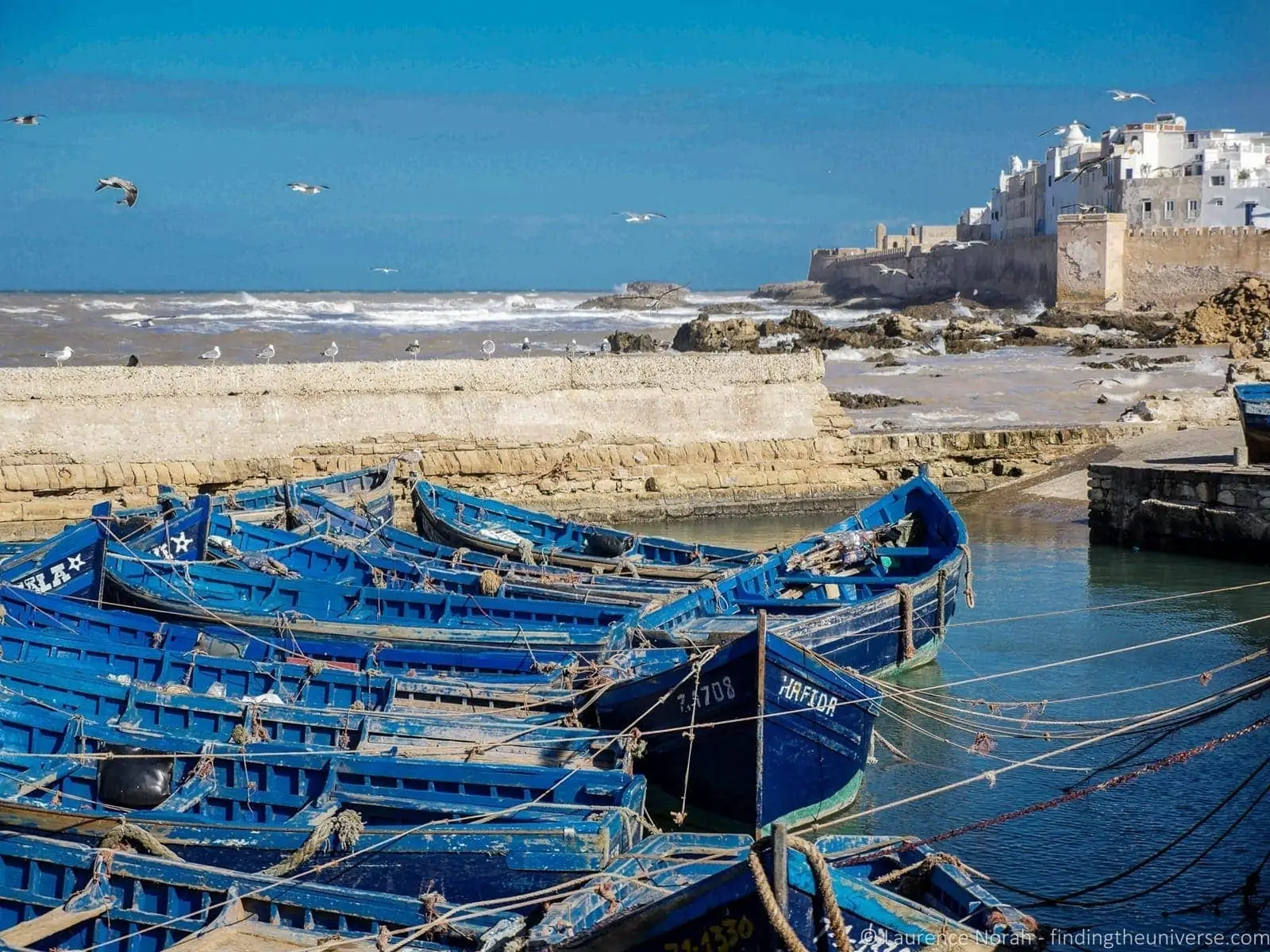 Fishing boats Essaouira game of thrones Fishing boats Essaouira game of thrones