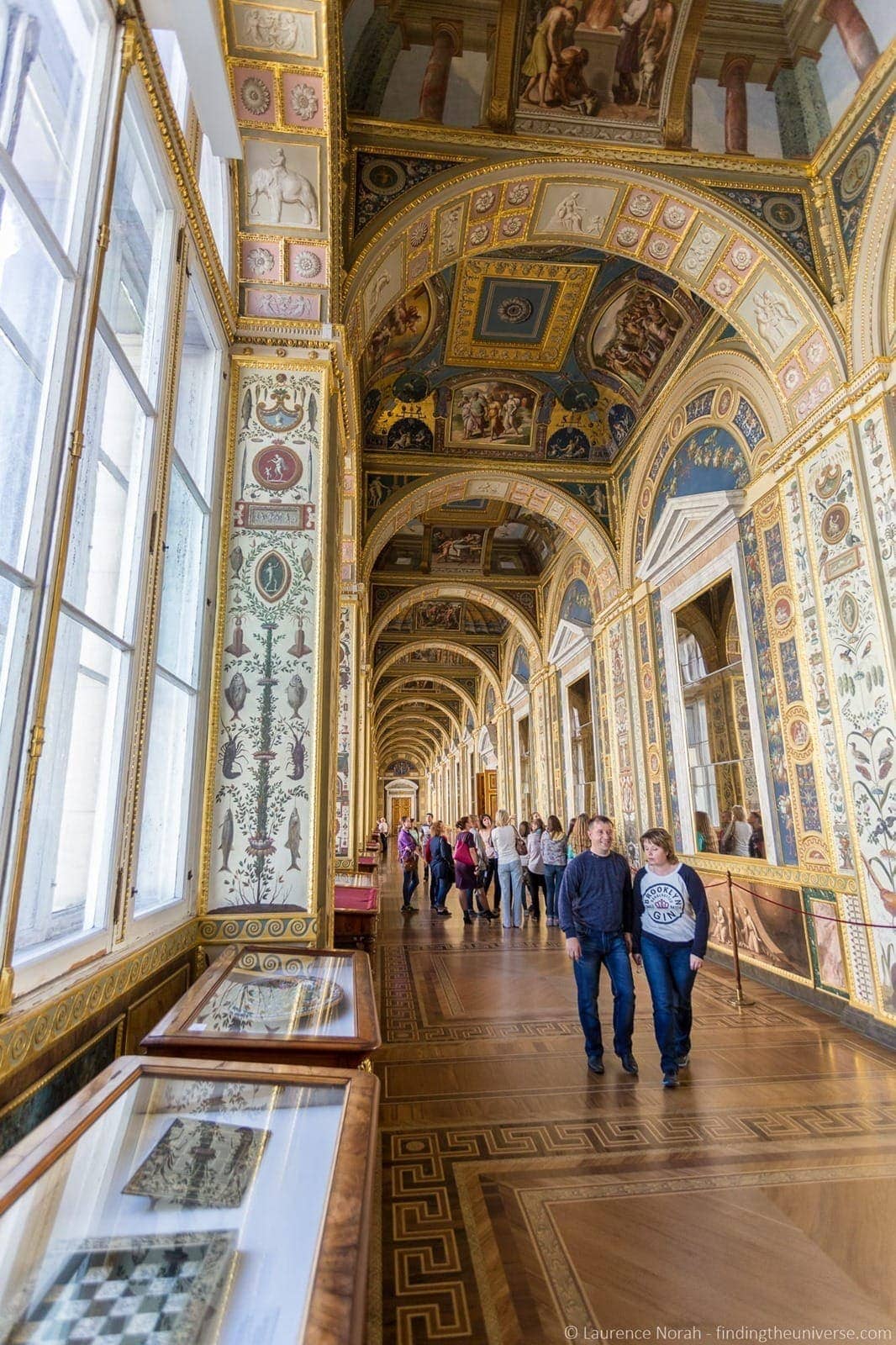 Hermitage St Petersburg Russia interior corridor