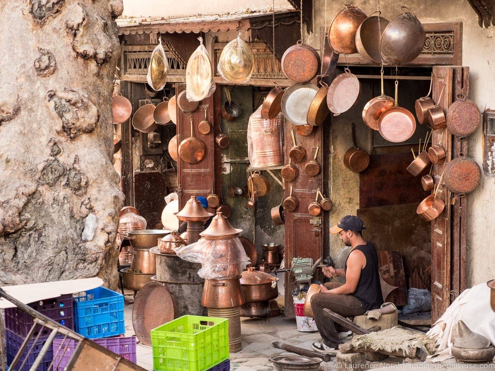 Pot maker Fez Morocco