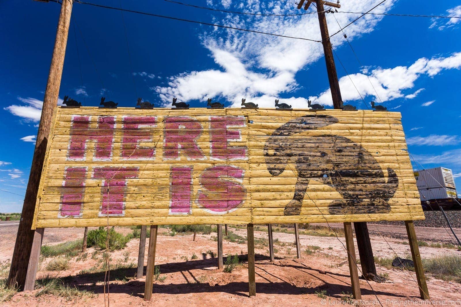 Here it is sign Route 66