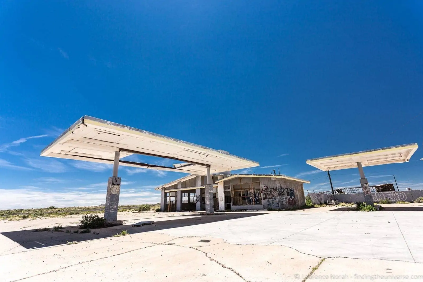 Route 66 Two Guns Abandoned Theme Park Gas Station Arizona