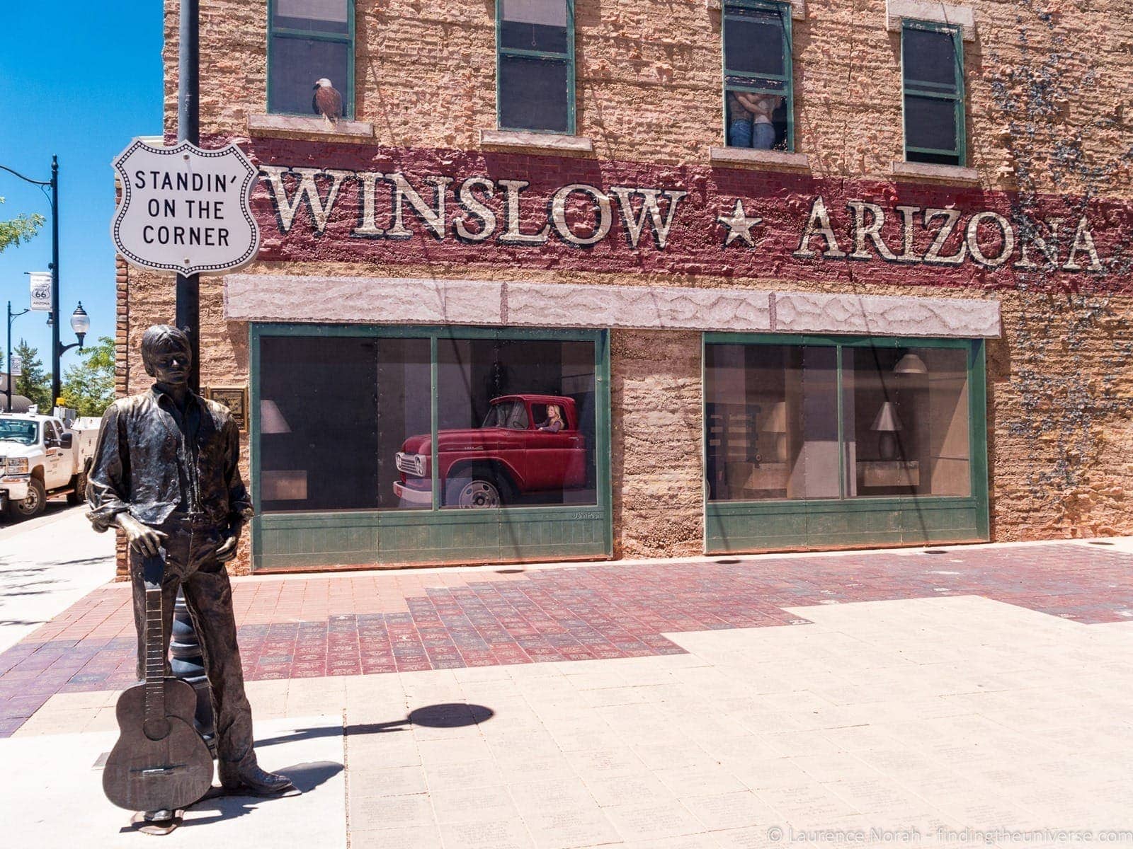 Route 66 corner winslow arizona eagles song