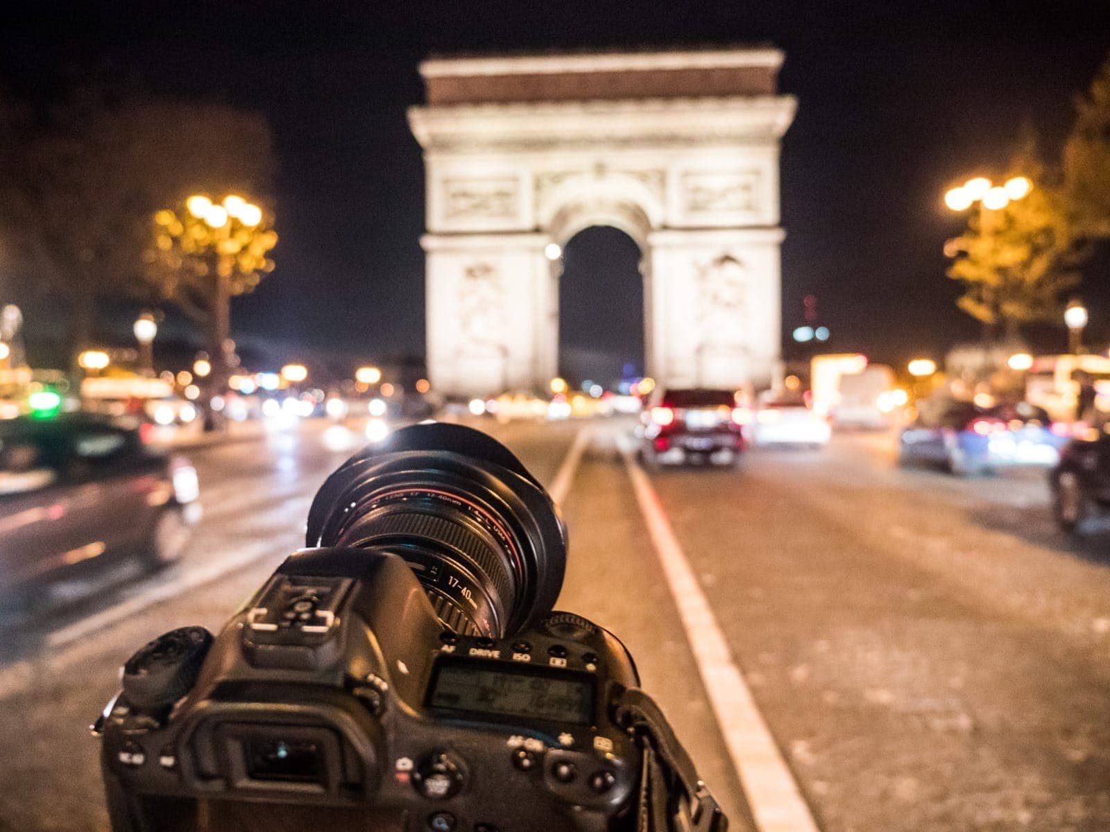 Shooting Arc de Triomphe