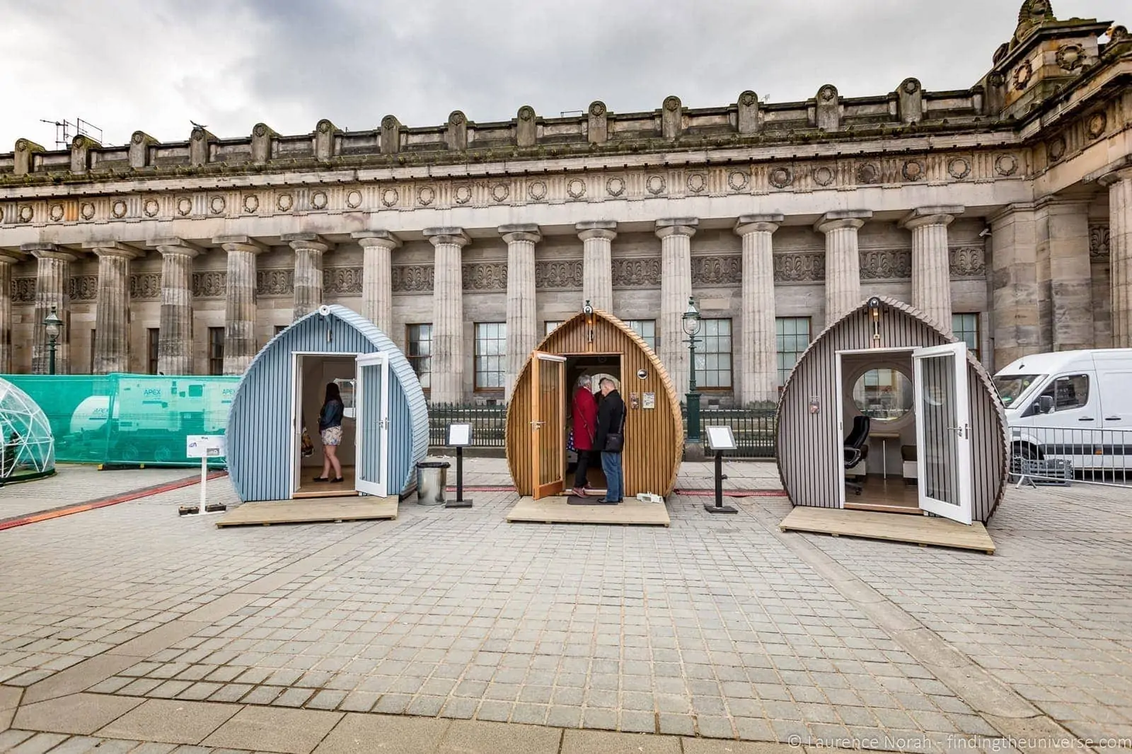 Tiny homes Edinburgh International Science Festival 